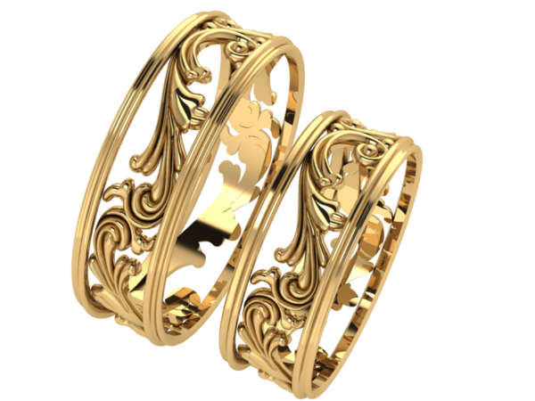 Zlaté snubní prsteny Loyaute