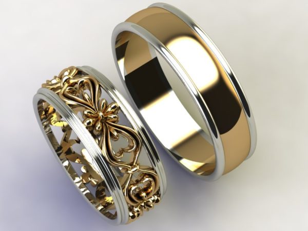 Zlatý dámský prsten Jeanne