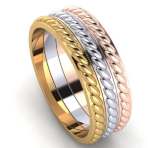 Zlatý dámský prsten RAIBOW