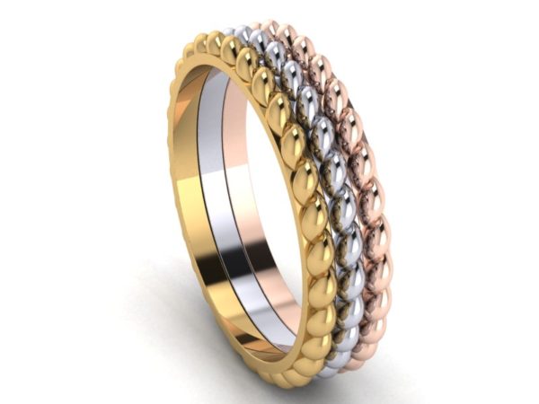 Zlatý dámský prsten RAIBOW