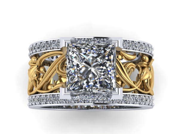 Zlatý dámský prsten PARIS